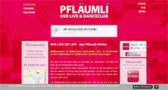 Desktop Screenshot of pflaeumli.de