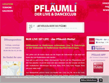 Tablet Screenshot of pflaeumli.de